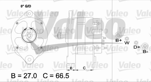 Valeo 436680 - Ģenerators adetalas.lv