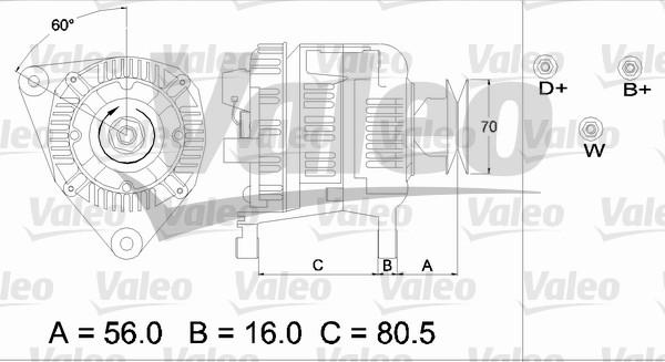 Valeo 436682 - Ģenerators adetalas.lv