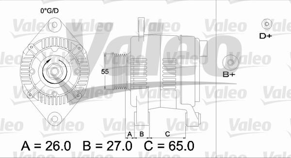 Valeo 436635 - Ģenerators adetalas.lv