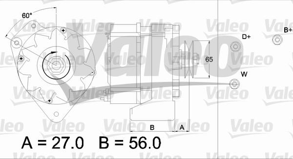 Valeo 436633 - Ģenerators adetalas.lv