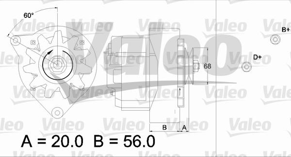 Valeo 436629 - Ģenerators adetalas.lv