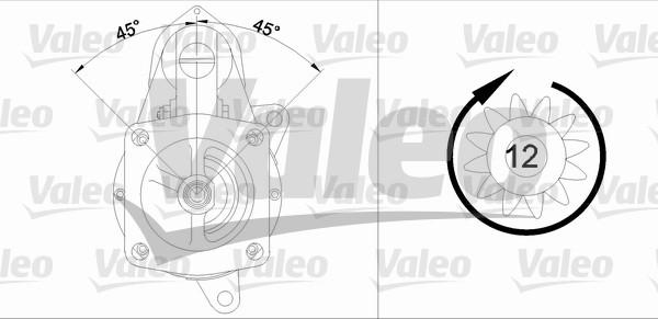 Valeo 436095 - Starteris adetalas.lv