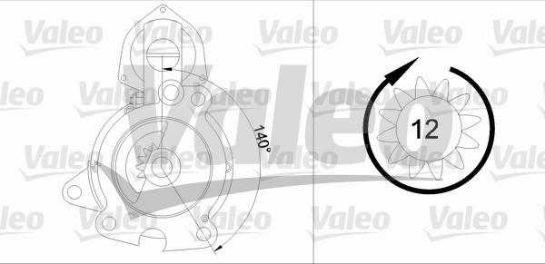 Valeo 436093 - Starteris adetalas.lv