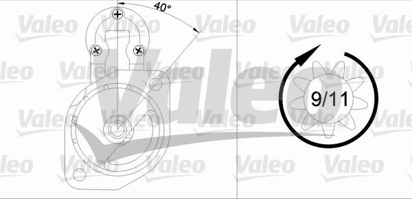 Valeo 436041 - Starteris adetalas.lv