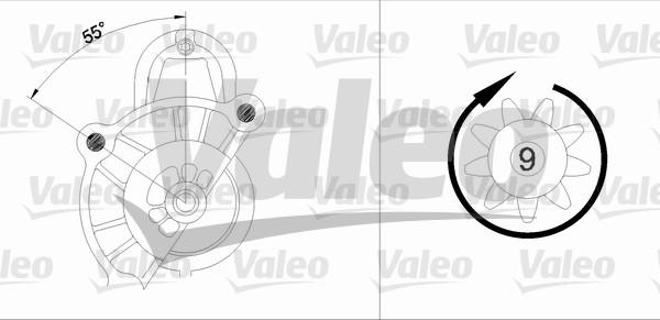 Valeo 436065 - Starteris adetalas.lv