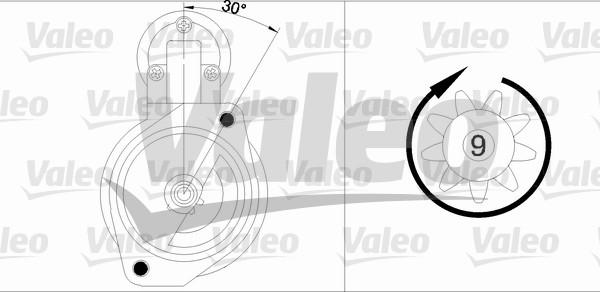 Valeo 436004 - Starteris adetalas.lv