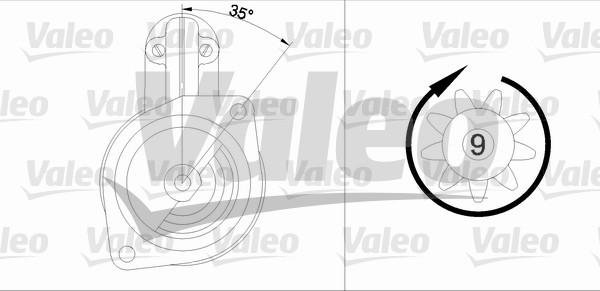 Valeo 436010 - Starteris adetalas.lv