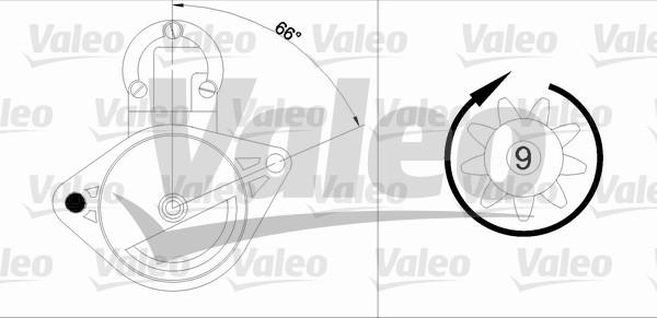 Valeo 436013 - Starteris adetalas.lv