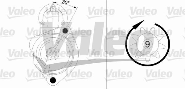 Valeo 436030 - Starteris adetalas.lv