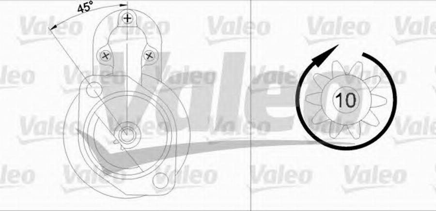 Valeo 436070 - Starteris adetalas.lv