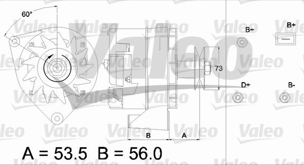 Valeo 436199 - Ģenerators adetalas.lv