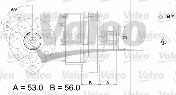 Valeo 436191 - Ģenerators adetalas.lv