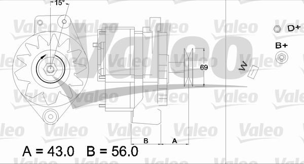 Valeo 436193 - Ģenerators adetalas.lv