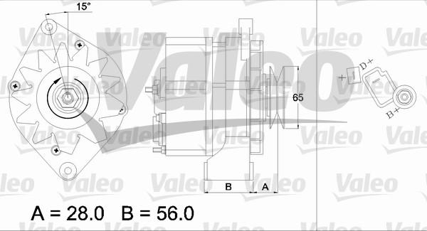 Valeo 436148 - Ģenerators adetalas.lv