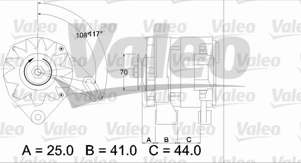 Valeo 436147 - Ģenerators adetalas.lv