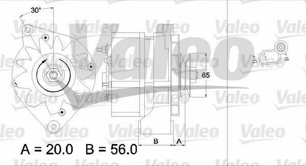 Valeo 436159 - Ģenerators adetalas.lv