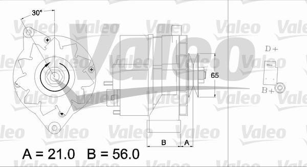 Valeo 436157 - Ģenerators adetalas.lv