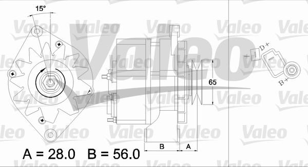 Valeo 436160 - Ģenerators adetalas.lv