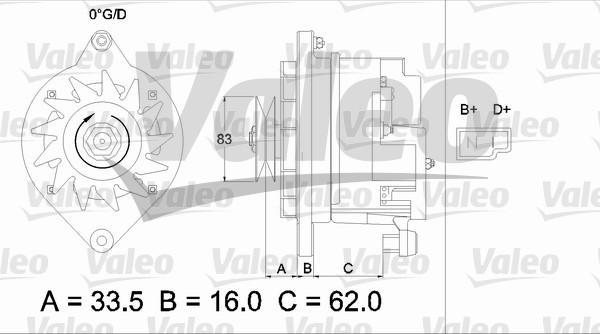 Valeo 436109 - Ģenerators adetalas.lv