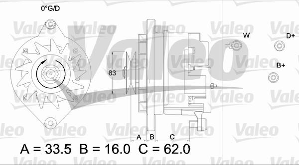 Valeo 436105 - Ģenerators adetalas.lv