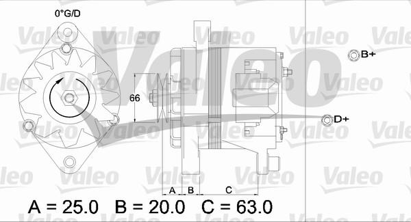 Valeo 436103 - Ģenerators adetalas.lv