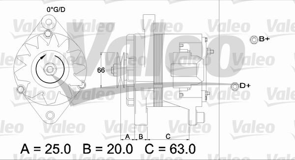 Valeo 436111 - Ģenerators adetalas.lv