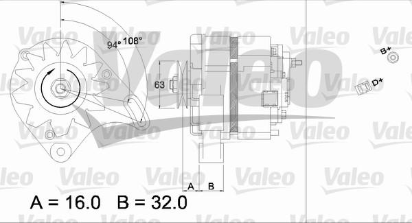 Valeo 436118 - Ģenerators adetalas.lv