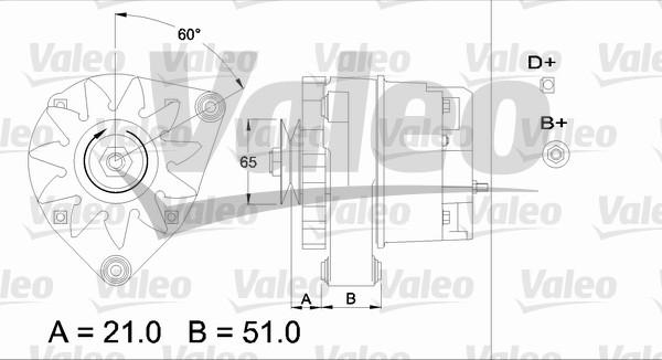 Valeo 436130 - Ģenerators adetalas.lv