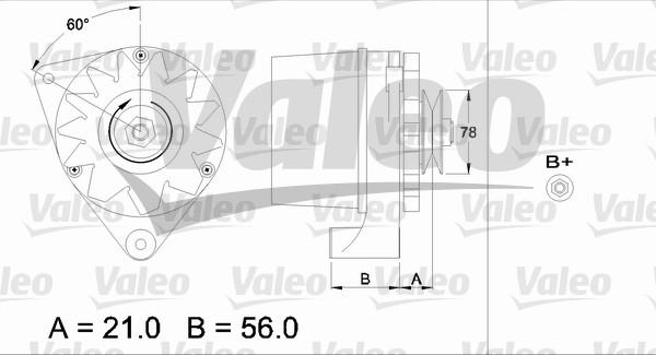 Valeo 436137 - Ģenerators adetalas.lv