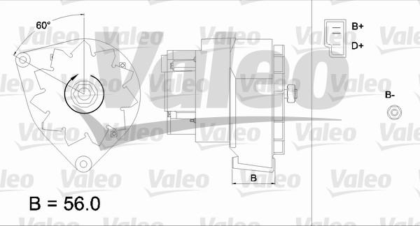 Valeo 436125 - Ģenerators adetalas.lv