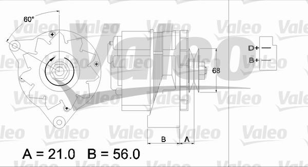 Valeo 436126 - Ģenerators adetalas.lv