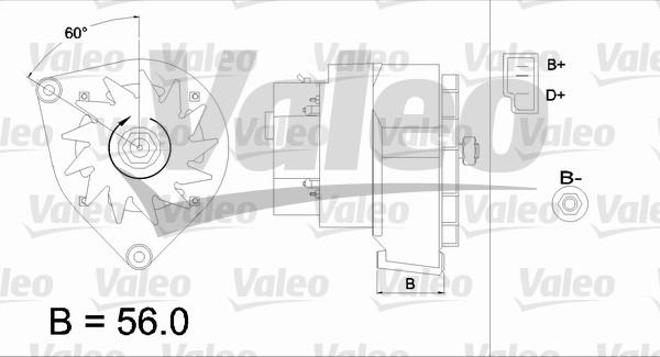 Valeo 436127 - Ģenerators adetalas.lv