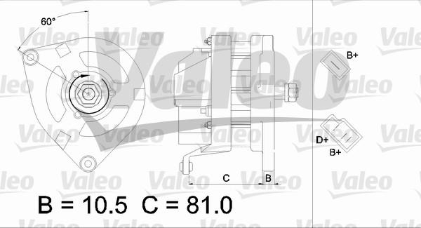 Valeo 436175 - Ģenerators adetalas.lv