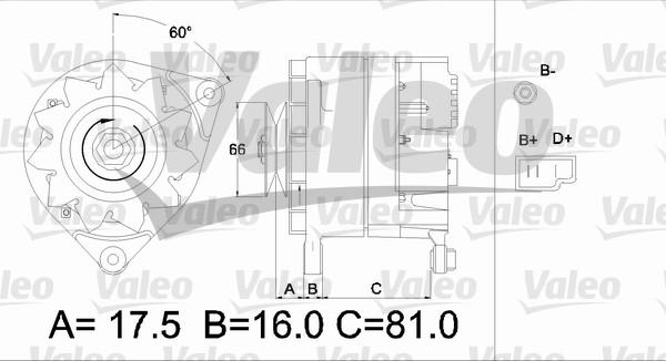 Valeo 436173 - Ģenerators adetalas.lv