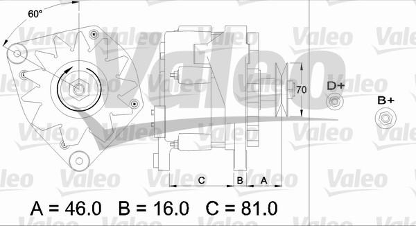 Valeo 436398 - Ģenerators adetalas.lv