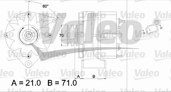 Valeo 436306 - Ģenerators adetalas.lv