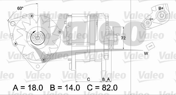 Valeo 436303 - Ģenerators adetalas.lv