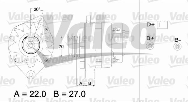 Valeo 436307 - Ģenerators adetalas.lv