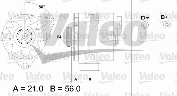 Valeo 436311 - Ģenerators adetalas.lv