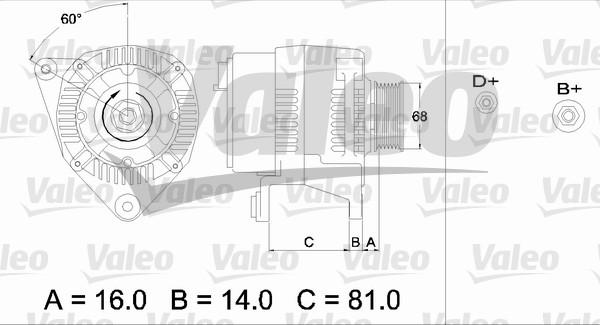 Valeo 436389 - Ģenerators adetalas.lv