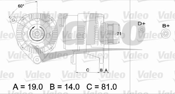 Valeo 436386 - Ģenerators adetalas.lv