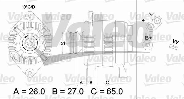 Valeo 436383 - Ģenerators adetalas.lv