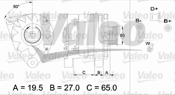 Valeo 436335 - Ģenerators adetalas.lv