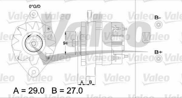 Valeo 436374 - Ģenerators adetalas.lv