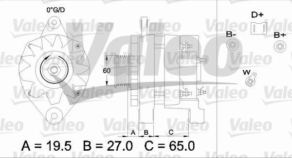 Valeo 436372 - Ģenerators adetalas.lv