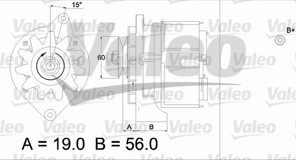 Valeo 436299 - Ģenerators adetalas.lv