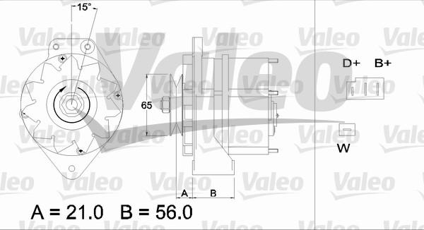 Valeo 436294 - Ģenerators adetalas.lv