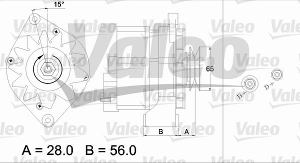 Valeo 436295 - Ģenerators adetalas.lv