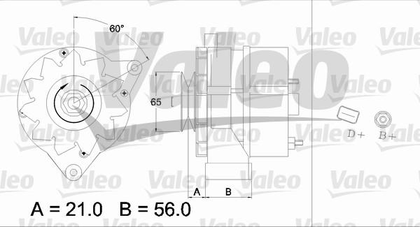 Valeo 436298 - Ģenerators adetalas.lv