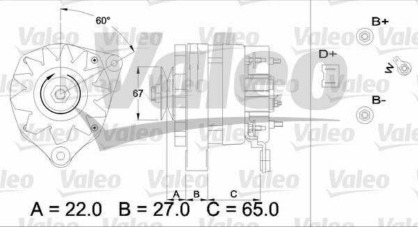 Valeo 436249 - Ģenerators adetalas.lv